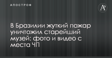 У Бразилії моторошна пожежа знищила найстаріший музей: фото і відео з місця НП