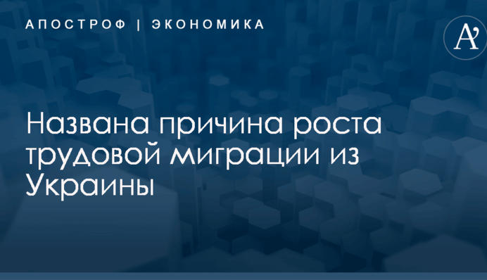 Названа причина роста трудовой миграции из Украины