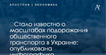 ​Стало известно о масштабах подорожания общественного транспорта в Украине: опубликована инфографика