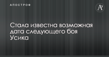 Стала відома можлива дата наступного бою Усика