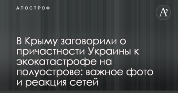 В Крыму заговорили о причастности Украины к экокатастрофе на полуострове: важное фото и реакция сетей
