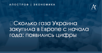 ​Сколько газа Украина закупила в Европе с начала года: появились цифры