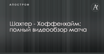 Шахтер - Хоффенхайм: полный видеообзор матча
