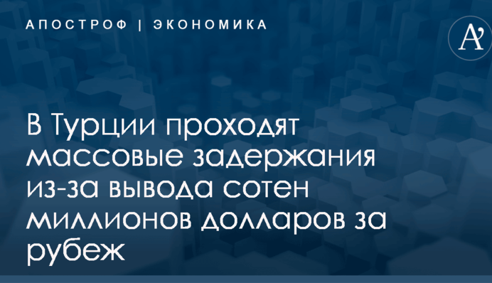 В Турции проходят массовые задержания из-за вывода сотен миллионов долларов за рубеж: фото и видео