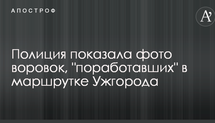 Поліція показала фото злодійок, які 