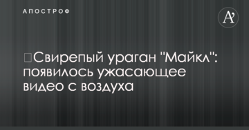 Лютий ураган "Майкл": з'явилося жахливе відео з повітря