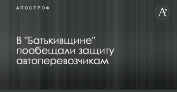 У "Батьківщині" пообіцяли захист автоперевізникам