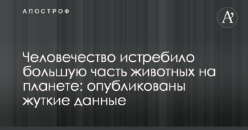 Людство винищило більшу частину тварин на планеті: опубліковано моторошні дані