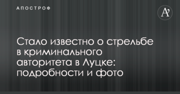 Стало відомо про стрілянину в кримінального авторитета в Луцьку: подробиці і фото