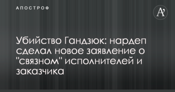 Убийство Гандзюк: нардеп сделал новое заявление о "связном" исполнителей и заказчика