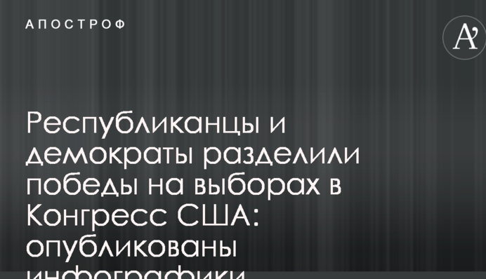Республиканцы и демократы разделили победы на выборах в Конгресс США: опубликованы инфографики