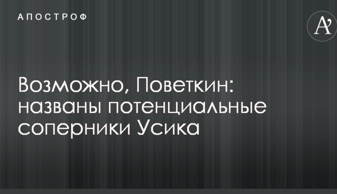 Можливо, Повєткін: названо потенційних суперників Усика