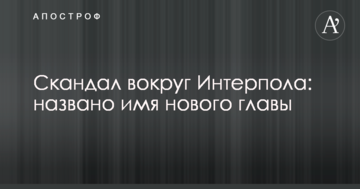 Скандал навколо Інтерполу: названо ім'я нового глави