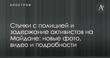Сутички з поліцією і затримання активістів на Майдані: нові фото, відео та подробиці