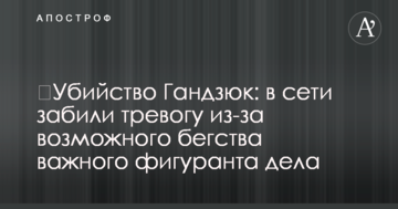 ​Убийство Гандзюк: в сети забили тревогу из-за возможного бегства важного фигуранта дела