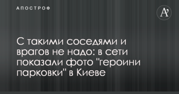 З такими сусідами і ворогів не треба: в мережі показали фото "героїні парковки" в Києві