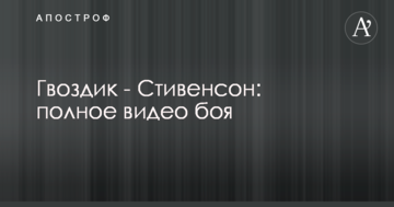 Гвоздик - Стивенсон: полное видео боя