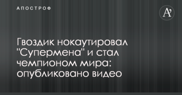 Гвоздик нокаутував "Супермена" та став чемпіоном світу: опубліковано відео