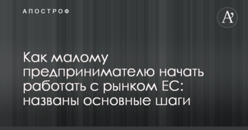 Как малому предпринимателю начать работать с рынком ЕС: названы основные шаги