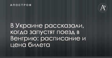 В Україні розповіли, коли запустять поїзд в Угорщину: розклад і ціна квитка