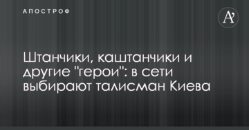 Штанчикі, каштанчики та інші "герої": в мережі вибирають талісман Києва