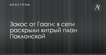 Закос от Гааги: в сети раскрыли хитрый план Поклонской