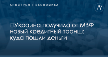 ​Украина получила от МВФ новый кредитный транш: куда пошли деньги