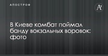 ​У Києві комбат піймав банду вокзальних злодійок: фото