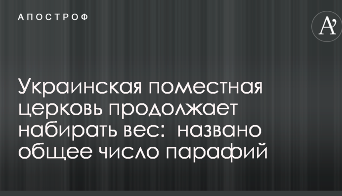 Українська помісна церква продовжує набирати вагу: названо загальне число парафій