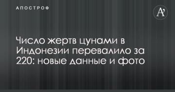 Число жертв цунамі в Індонезії перевищила 220: нові дані і фото