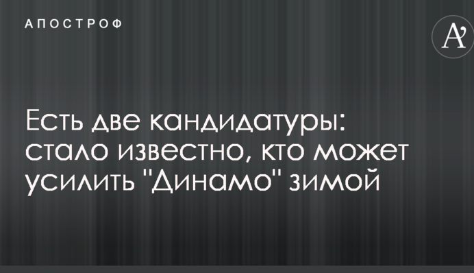 Есть две кандидатуры: стало известно, кто может усилить 