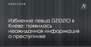 Побиття співака DZIDZIO в Києві: з'явилася несподівана інформація про злочинця