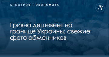 Гривна дешевеет на границе Украины: свежие фото обменников
