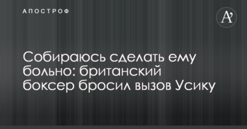 Собираюсь сделать ему больно: британский боксер бросил вызов Усику