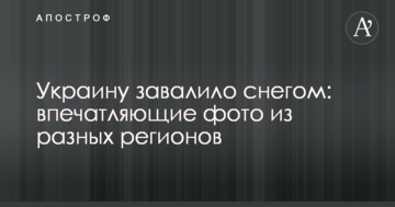 Україна завалило снігом: вражаючі фото з різних регіонів