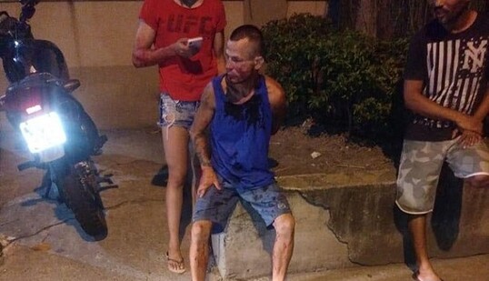 В Бразилии девушка-боец жестоко наказала вооруженного грабителя: фото