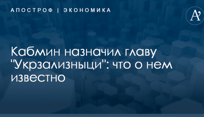Кабмин назначил главу 