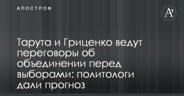 Тарута и Гриценко ведут переговоры об объединении перед выборами: политологи дали прогноз
