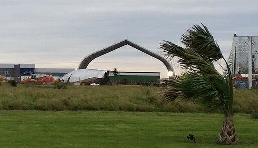 У США ураган влаштував НП з тестовою ракетою Ілона Маска: опубліковано фото і відео