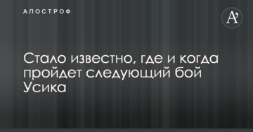 Стало известно, где и когда пройдет следующий бой Усика
