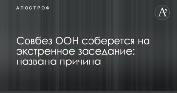Радбез ООН збереться на екстрене засідання: названо причину