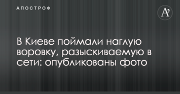 У Києві зловили нахабну злодійку, яку шукали в мережі: опубліковано фото