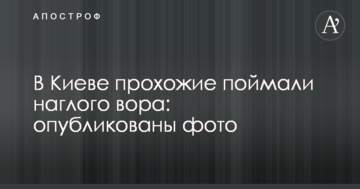 У Києві перехожі зловили зухвалого злодія: опубліковано фото