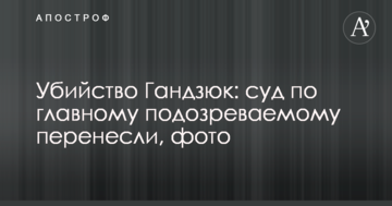 Убийство Гандзюк: суд по главному подозреваемому перенесли, фото