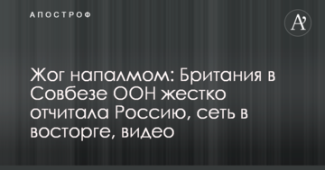 Жог напалмом: Британия в Совбезе ООН жестко отчитала Россию, сеть в восторге, видео