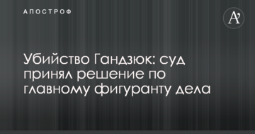 Убийство Гандзюк: суд принял решение по главному фигуранту дела