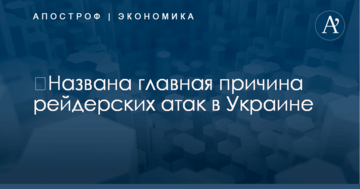 ​Названа главная причина рейдерских атак в Украине