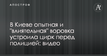 У Києві досвідчена і "впливова" злодійка влаштувала цирк перед поліцією: відео