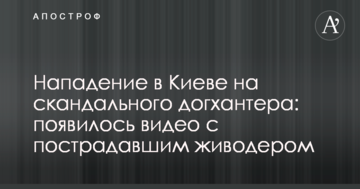 Напад в Києві на скандального догхантера: з'явилося відео з постраждалим живодером