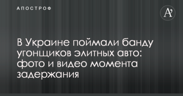 В Україні зловили банду викрадачів елітних авто: фото і відео моменту затримання